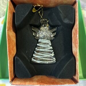 Handcrafted‎ Angel  Glass Ornament